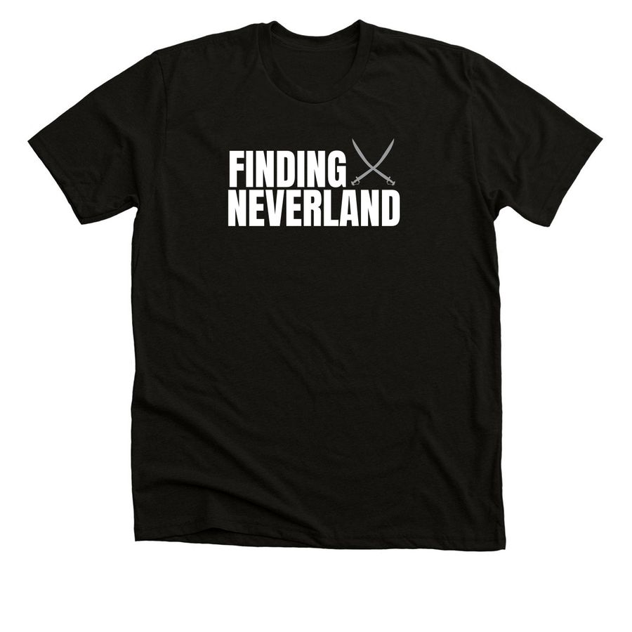 Neverland Stronger, a Black Heather Premium Unisex Tee