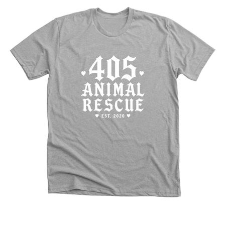 405 Gothic, a Athletic Heather Premium Unisex Tee