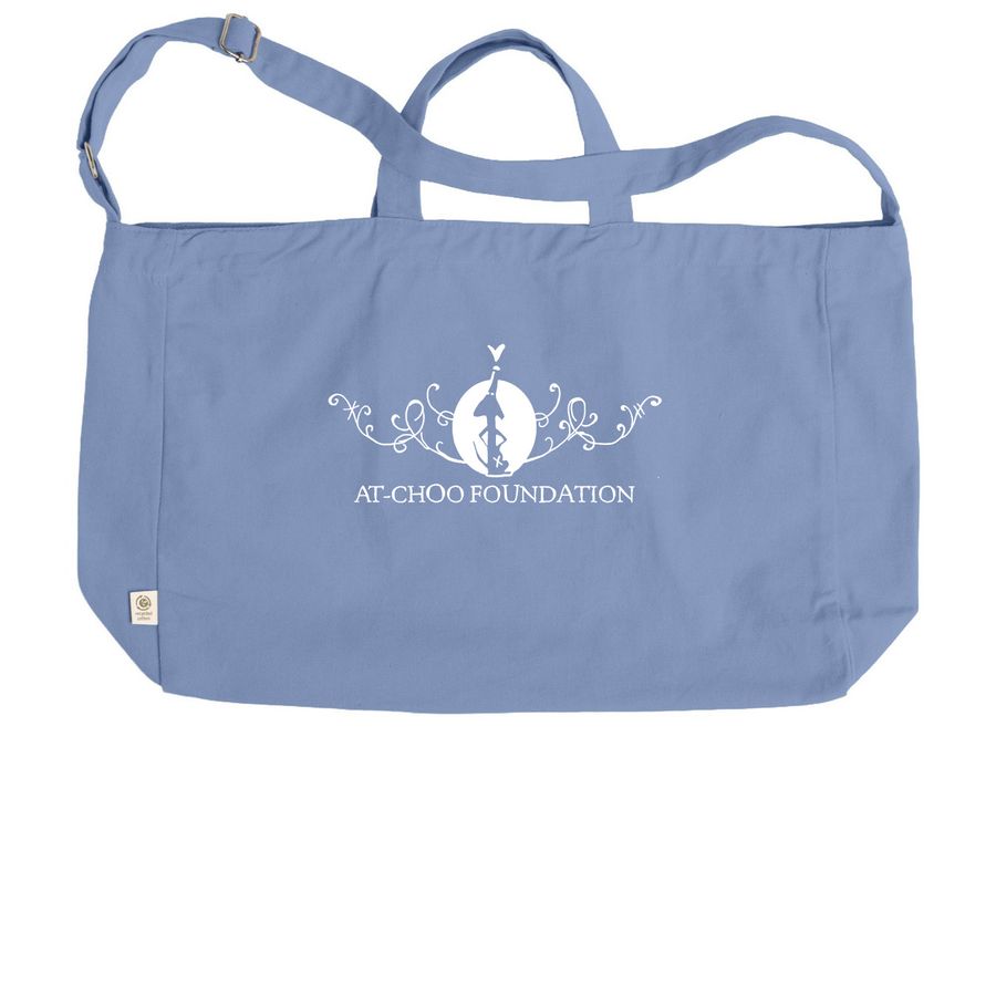 At-Choo Foundation Tote, a Elemental Blue Reclaimist G2G Tote Bag (back-view)