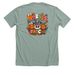 Le Bonheur Nurses Are The Pick Of The Patch, a Heather Sage Premium Unisex Tee (back-view)