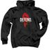 DEFEND - Post Conviction Defenders, a Black Pullover Hoodie