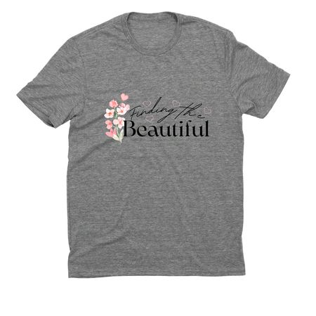 Finding the Beautiful, a Aluminum Grey Allmade Eco Triblend Unisex Tee
