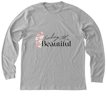 Finding the Beautiful, a Athletic Heather Premium Long Sleeve Tee