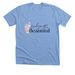 Finding the Beautiful, a Heather Carolina Blue Premium Unisex Tee