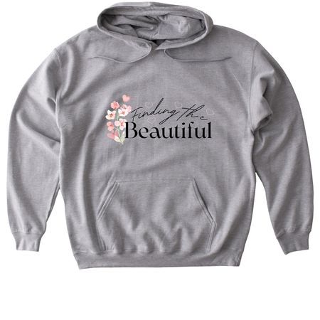 Finding the Beautiful, a Sport Grey Gildan Softstyle Pullover Hoodie