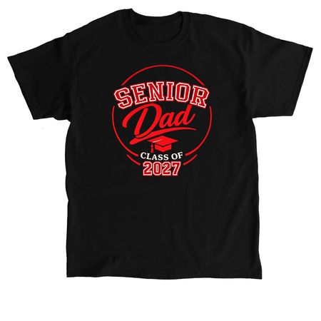 Senior Dad, a Black Classic Unisex Tee