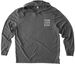 Team John Rush - Different Not Less, a Aluminum Grey Allmade Eco Triblend Hoodie Tee