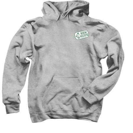Veterans Program Logo Classic Collection, a Sport Grey Pullover Hoodie (back-view)