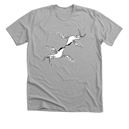 Barn Swallows, a Athletic Heather Premium Unisex Tee