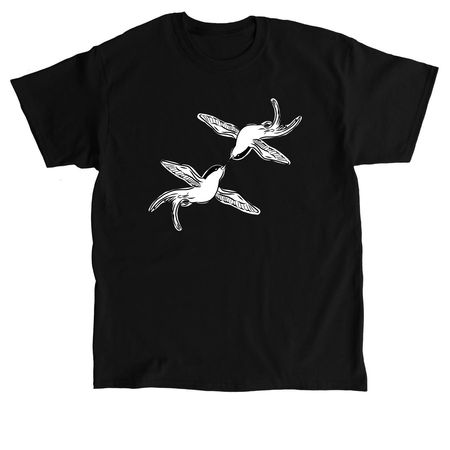 Barn Swallows, a Black Classic Unisex Tee