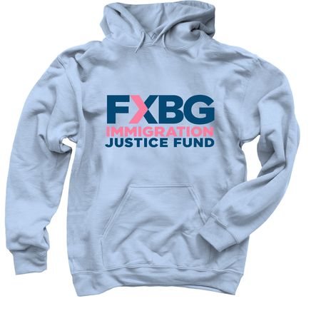 Collection by Grace, a Light Blue Pullover Hoodie