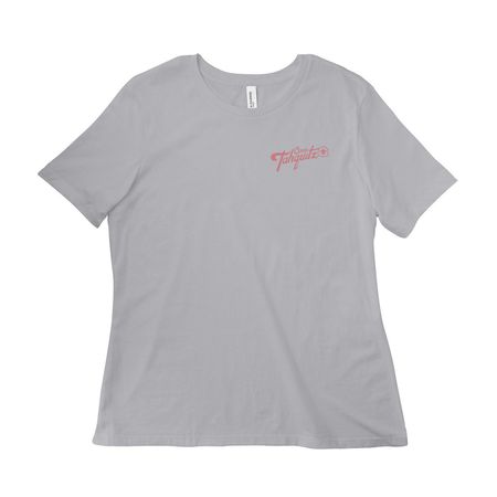 Nature Lodge Est. 1883, a Solid Athletic Grey Women?s Relaxed Cotton Tee