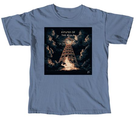 Estates of the realm cover artwork merch, a Blue Jean Comfort Colors Unisex Tee
