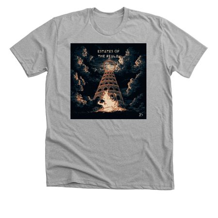 Estates of the realm cover artwork merch, a Athletic Heather Premium Unisex Tee