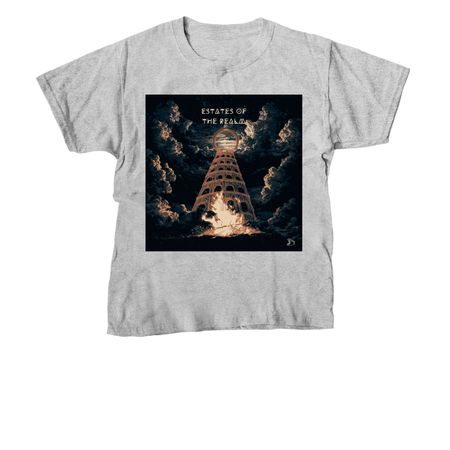 Estates of the realm cover artwork merch, a Sport Grey Youth Unisex Tee