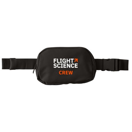 Flight Science Hip Pack, a Deep Black Matte Hip Pack