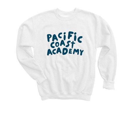 Bubble Pacific Coast, a White Youth Crewneck Sweatshirt