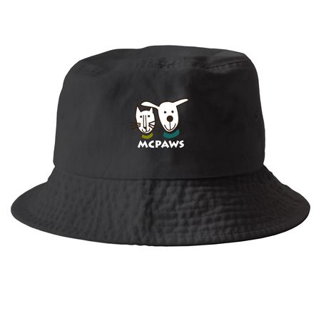 MCPAWS Bucket Hat, a Black Printed Bucket Hat