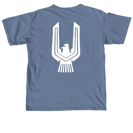 Clutch TBIRD Back Print&nbsp;, a Blue Jean Comfort Colors Unisex Tee (back-view)