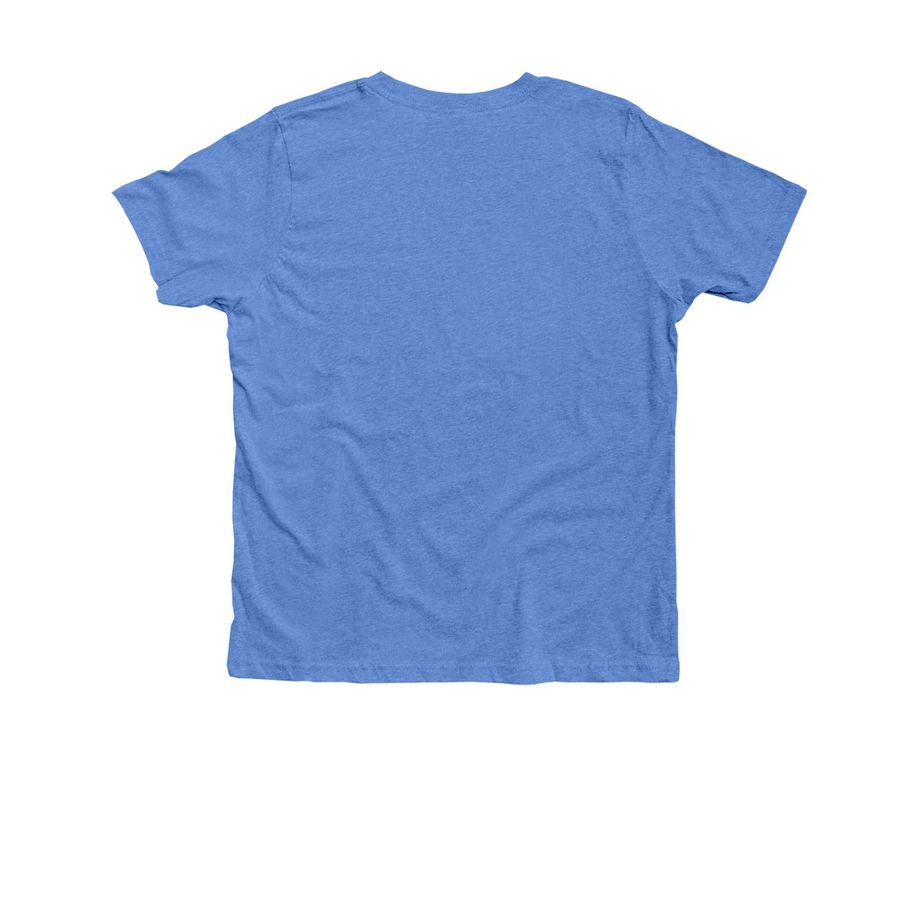 FSCA 26/27 Merch, a Heather Columbia Blue Premium Youth Tee (back-view)