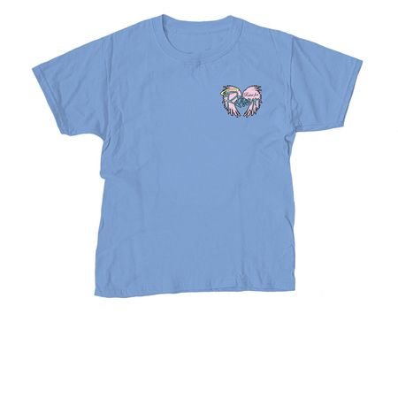 We Walk&nbsp;, a Carolina Blue Youth Unisex Tee