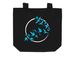 Let's Flock Together, a Black Organic Cotton Tote Bag