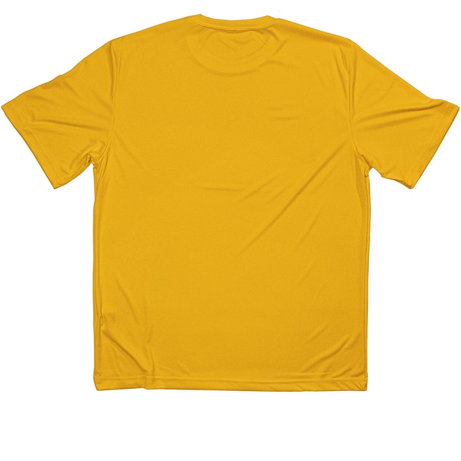 *Athletic Only*(Orange/Yellow) More Good Days, a Gold Classic Performance Tee (back-view)