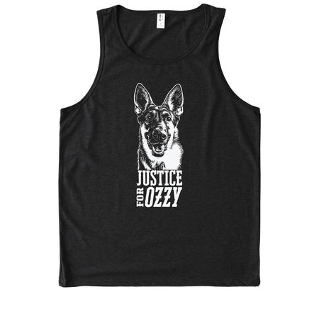 Ozzy First Anniversary, a Deep Black Allmade Eco Triblend Tank