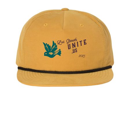Lids for Local Food Unity, a Biscuit/ Black Printed Umpqua Snapback Cap