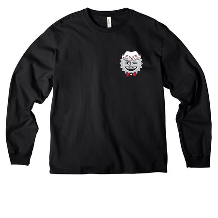 Soda City Jerks II, a Black Unisex Heavyweight Long Sleeve Tee