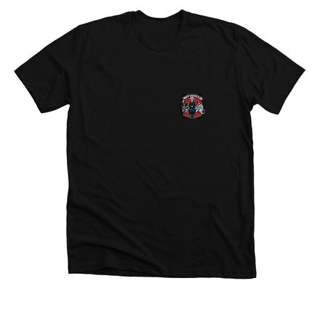 Anti-social, a Solid Black Blend Premium Unisex Tee