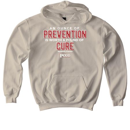 Ounce Of Prevention, a Sand Softstyle Youth Pullover Hoodie