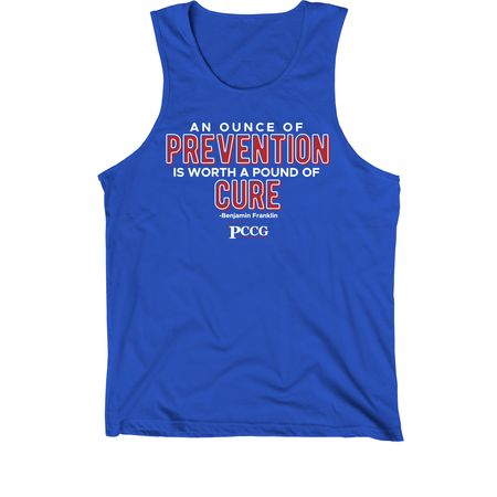 Ounce Of Prevention, a True Royal Premium Cotton Tank