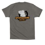 Stitching Sentences, a Storm Premium Cotton Tee (back-view)