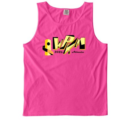 WPKM Atlanta '26, a Neon Pink Comfort Colors Tank Top