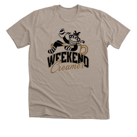 Coffee Customs Apparel, a Heather Stone Premium Unisex Tee