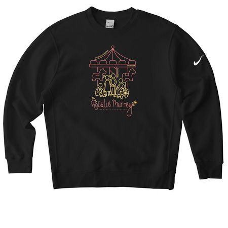 RMMF x Nike: 2026 Carrousel, a Black Nike Club Fleece Crewneck Sweatshirt