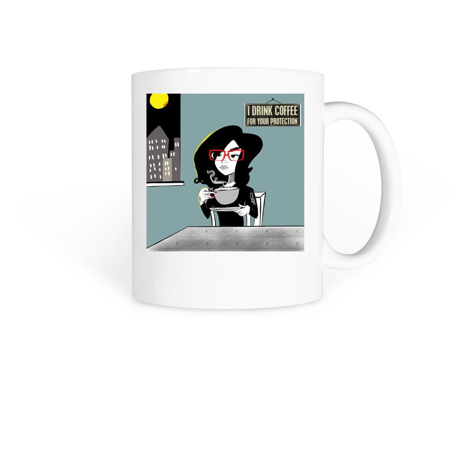 Addiction, a White Coffee Mug