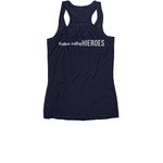 Tanks and Tees, a Navy Women's Racerback (back-view)
