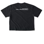 Tanks and Tees, a Black Comfort Colors Boxy Tee (back-view)