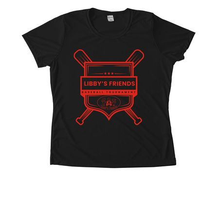 Vestavia Hills & Homewood LF Baseball Shirts, a Black Women's Performance Tee