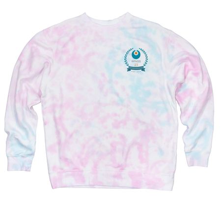 WINGS Field Trip Crewneck (No QR Code, a Cotton Candy Tie Dye Crewneck Sweatshirt