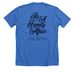 2026 Metcalf Family Reunion Shirts - Chicago, a Heather True Royal Premium Unisex Tee (back-view)