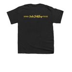 Iowa Cryptid Series - Lockridge Monster, a Black Youth Unisex Tee (back-view)