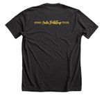Iowa Cryptid Series - Lockridge Monster, a Dark Grey Heather Premium Unisex Tee (back-view)