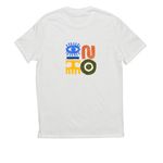 UNCLENCH YOUR JAW SHIRT, a Fairly White Allmade Eco Triblend Unisex Tee (back-view)