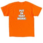 BOSS LINGO Tee, a Orange Classic Unisex Tee (back-view)