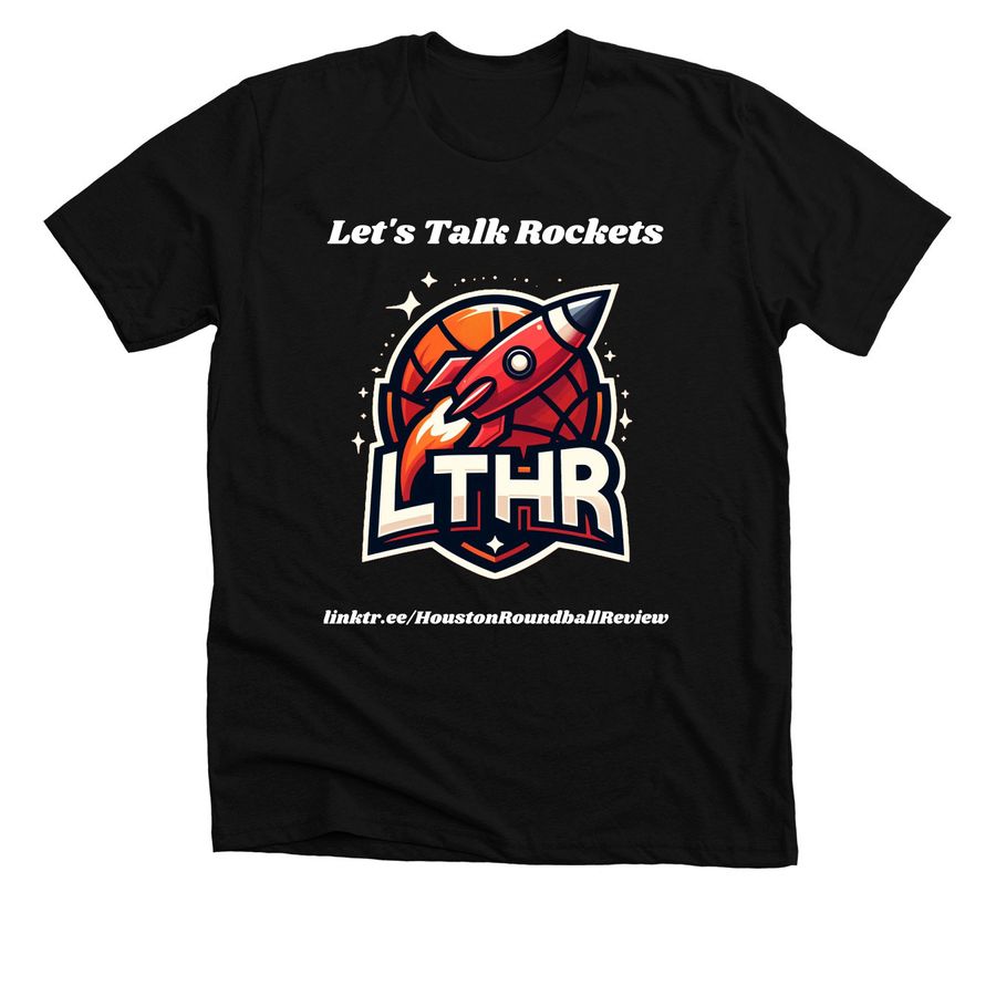 Let's Talk Rockets shirts / tank tops, a Solid Black Blend Premium Unisex Tee