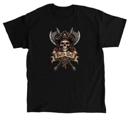 Battle Wolf Shirt '26 - Design 2, a Black Classic Unisex Tee