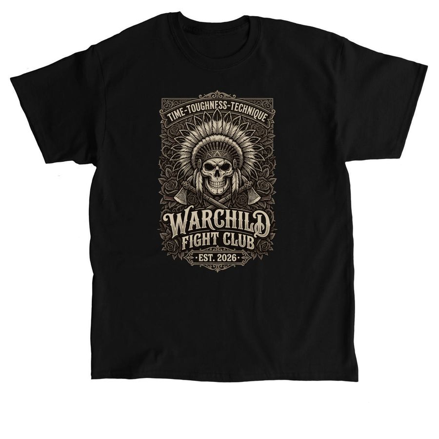 WarChild Fight Club, a Black Classic Unisex Tee